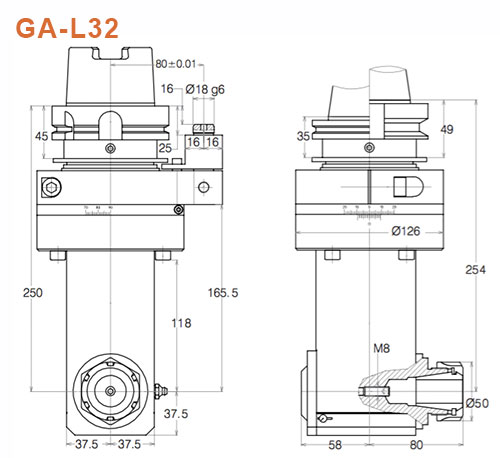 角头-GA-L32-SK50-Gisstec-g2